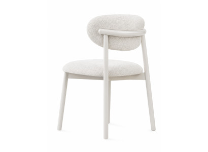 Stilvoller Beiger Esszimmerstuhl Textilstühle Designer Küchenstuhl