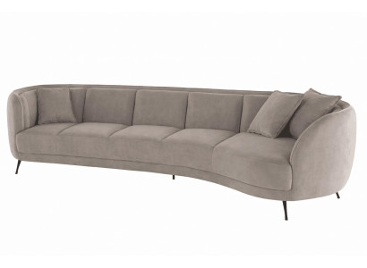 3 Sitzer Sofa Stil modern Farbe grau neu bequem praktisch Wohnzimmer