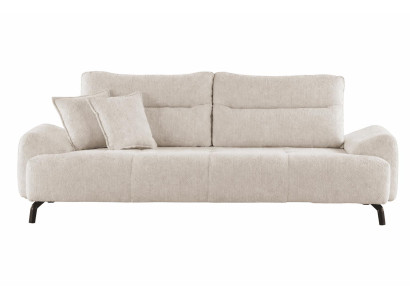 3 Sitzer Sofa Stil modern Farbe weiß neu bequem praktisch Wohnzimmer