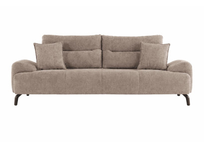 3 Sitzer Sofa Stil modern Farbe braun neu bequem praktisch Wohnzimmer