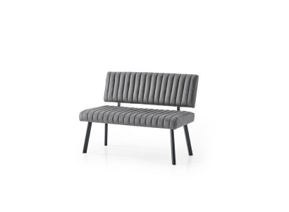 Bank Grau Komfortabel Modern Stilvoll Weich Minimalistisch Elegant