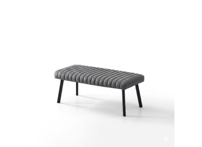 Sitzbank Grau Komfortabel Modern Stilvoll Weich Minimalistisch