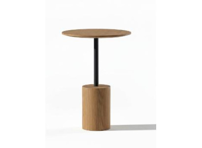Beistelltisch Stil modern Farbe braun neu praktisch Wohnzimmer rund
