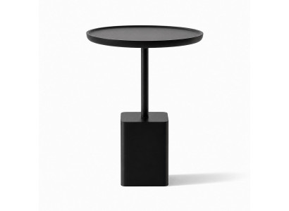 Beistelltisch Stil modern Farbe schwarz neu bequem praktisch rund