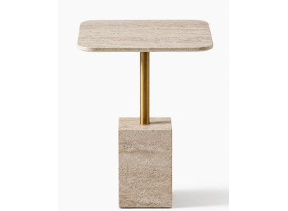 Beistelltisch Stil modern Farbe beige neu bequem praktisch quadratisch