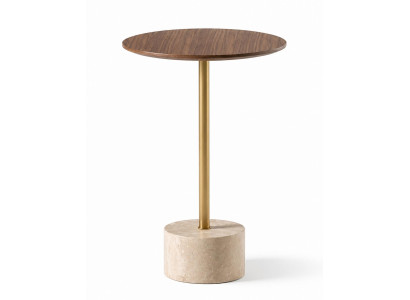 Beistelltisch Stil modern Farbe gold neu praktisch Wohnzimmer rund