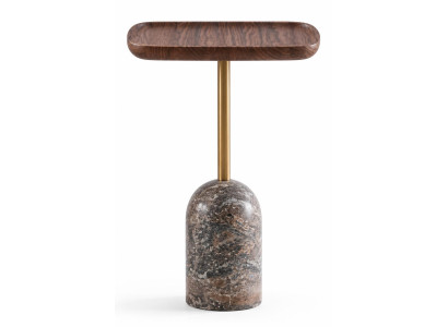 Beistelltisch Stil modern Farbe braun neu praktisch bequem Wohnzimmer