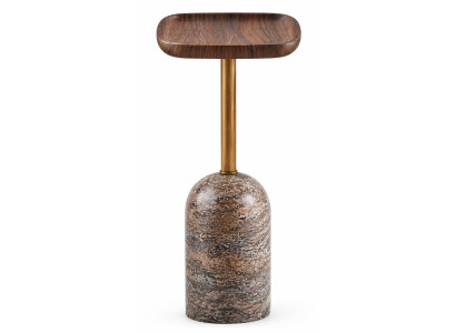 Beistelltisch Stil modern Farbe braun neu praktisch Wohnzimmer Rechteckig