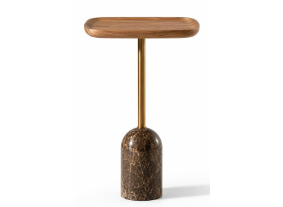Beistelltisch Stil modern Farbe braun neu praktisch Wohnzimmer bequem