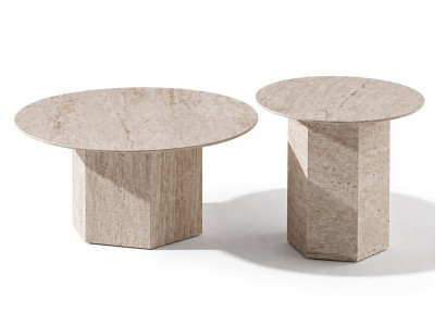 Beistelltisch Stil modern Farbe beige praktisch bequem Wohnzimmer neu