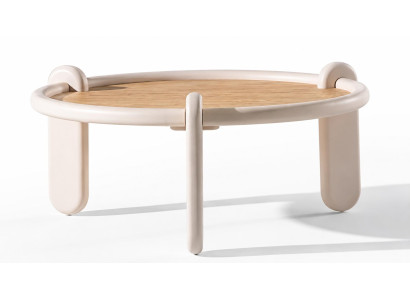Beistelltisch Stil modern Farbe beige Wohnzimmer bequem neu praktisch