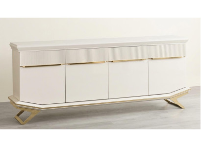 Konsole Stil modern Farbe weiß neu bequem praktisch Wohnzimmer geräumig