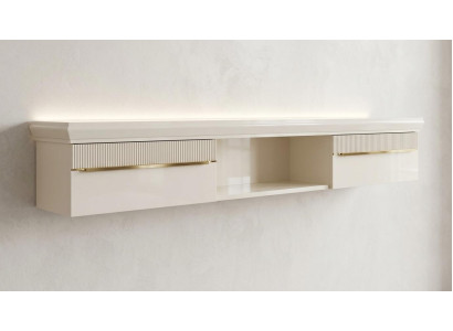Wandkonsole Stil modern Farbe weiß Wohnzimmer praktisch bequem neu