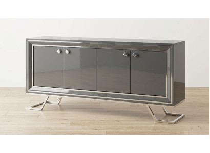 Konsole Stil modern Farbe silber neu Wohnzimmer praktisch bequem geräumig