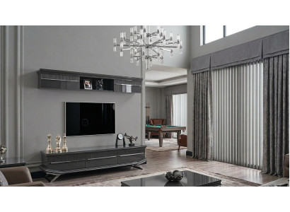 Unterblock Oberer Block Wohnzimmer Stil modern Farbe grau neu komfortabel