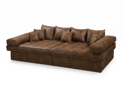 Großes braunes 5-Sitzer-Sofa Luxuriöses Sofa Sofas für das Wohnzimmer