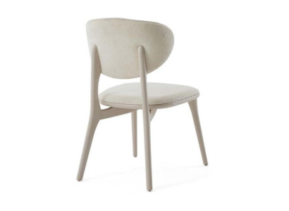 Stühle Modern Küchenstühle Gpolsterter Rückenlehne Beige Holz Neu