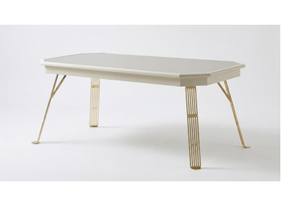 Tisch Stil modern Farbe beige neu bequem praktisch Wohnzimmer rechteckig