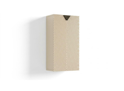 Hängeschrank Regal Stil modern Farbe beige praktisch Wohnzimmer bequem
