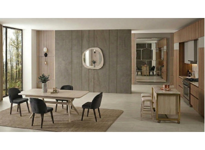 Esstisch Spigel Wohnzimmer Stil modern Farbe beige neu praktisch rechteckig