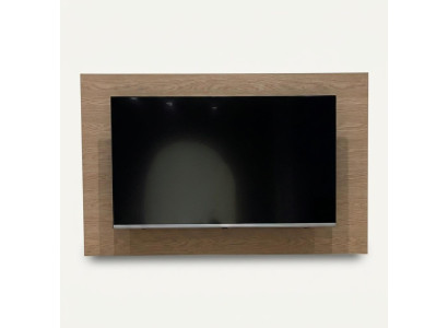 TV-Wandpaneel Braun Moderner Stil Komfortabel Minimalistisch Elegant