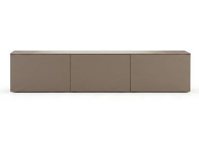 TV-Wohnwand Graubeige  Moderner Stil Minimalistisch Elegant Kompakt