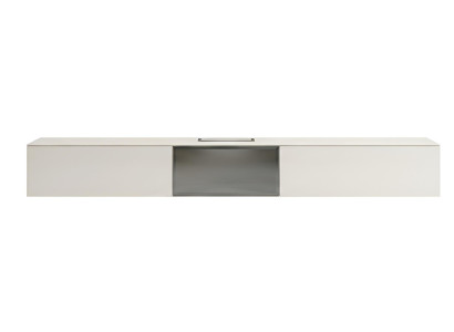 TV-Wohnwand Weiß Moderner Stil Geradlinig Elegant Funktional Schlicht