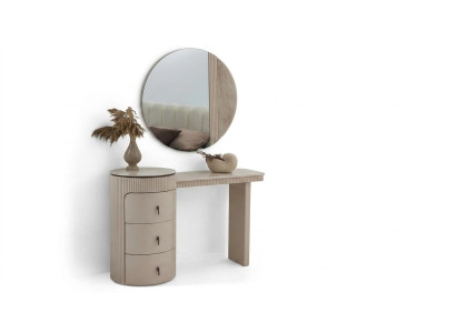 Kommode Drei Schubladen Holz Schlafzimmer  Marmorimitation Modern Neu