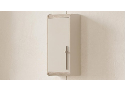 Wandregal Stil modern Farbe beige Hängeschrank Wohnzimmer geräumig