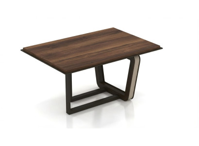 Moderner Couchtisch Holz Metall Designer Wohnzimmer Tisch Luxus