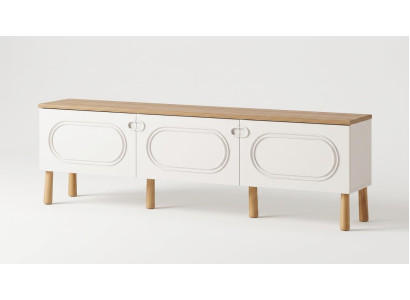 Sideboard Stil modern Farbe beige neu bequem Wohnzimmer praktisch
