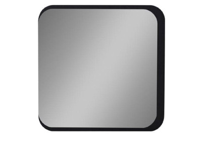 Wandspiegel Modern Design Schwarz Quadratisch Luxus Wohnzimmer