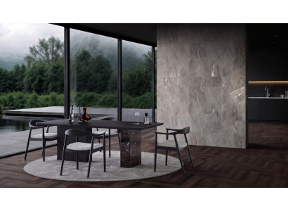 Design Esstisch Set Stühle Modern Schwarz Exklusiv Esszimme