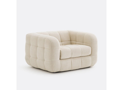 Beiger Polstersessel Designersessel Polstermöbel für das Wohnzimmer