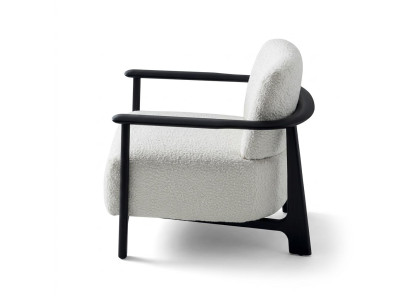 Sessel Modern Weiß Gemütlich Loungesessel Wohnzimmer Stuhl Design