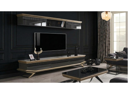 Tisch Unterblock Oberer Block Stil modern Farbe schwarz rechteckig neu