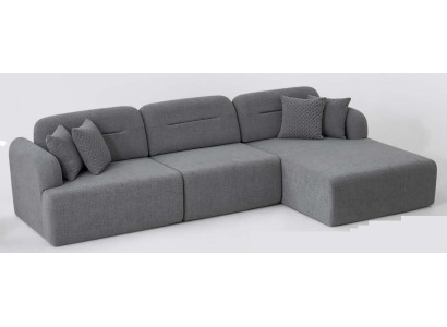 3 Sitzer Sofa Wohnzimmer modern Stoffbezug Mittlerer Härtegrad Neu
