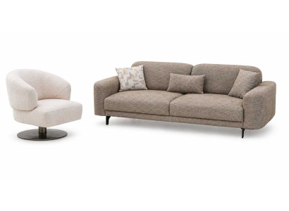 Wohnzimmer Set 3+1 Sitzer Designer Polstersofa Luxusmöbel Komplettes