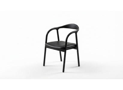 Stuhlschön bequem kompakt schwarz moderner Stil neu