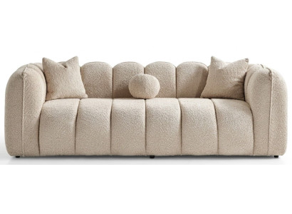 3 Sitzer Sofa Wohnzimmer Modern Stoffbezug Mittlerer Härtegrad Neu