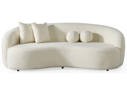 3 Sitzer Sofa Wohnzimmer Modern Stoffbezug Mittlerer Härtegrad Neu