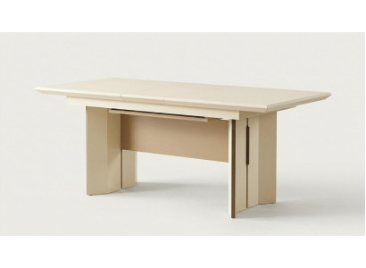 Tisch Stil modern Farbe beige neu Wohnzimmer bequem rechteckig ausziehbar