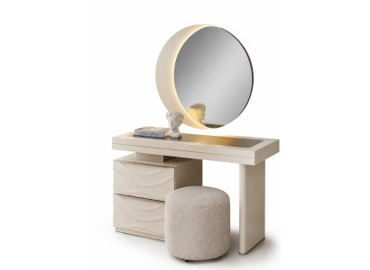 Schminktisch mit Spiegel Design Hocker Make-up-Tisch Frisiertisch