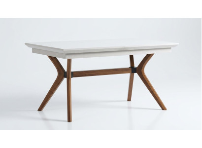 Tisch Stil modern Farbe weiß neu bequem praktisch ausklappbar Rechteckig