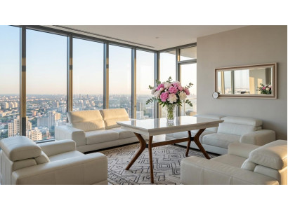 Tisch Spiegel Wohnzimmer Stil modern Farbe beige neu bequem praktisch
