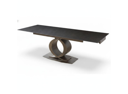 Esstisch Metall Keramik Modern Design Aktueller Trend Komfort Schwarz