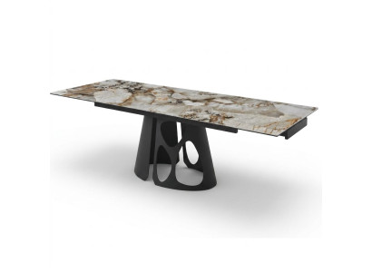 Esstisch Metall Keramik Modernes Design Aktueller Trend Komfort Weiß