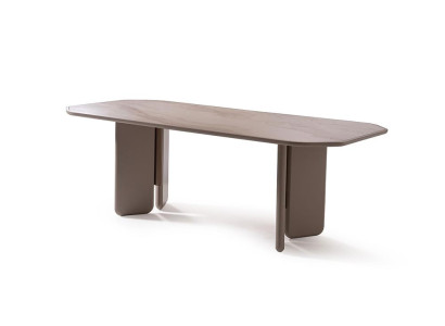 Tisch Groß schön geräumig nachhaltig Beige moderner Stil neu