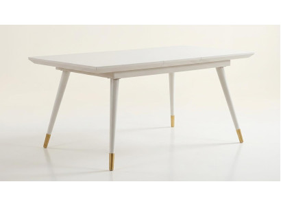 Tisch Stil modern Farbe weiß neu bequem praktisch Wohnzimmer rechteckig