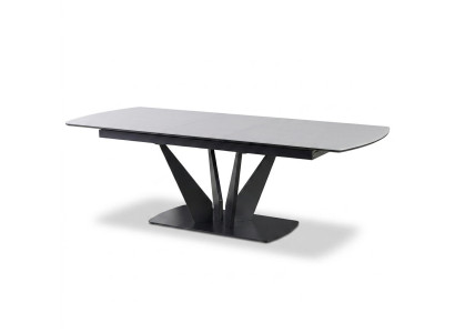 Esstisch Marmoroptik Metall Keramik Komfort Weiß Modernes Design
